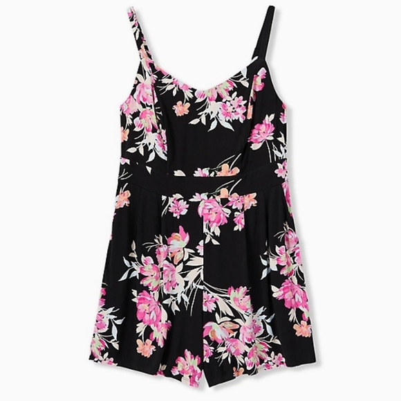 torrid Pants - TORRID romper soft knit adjustable straps 1X